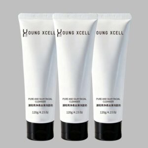 Young xcell pure and silky facial cleanser
