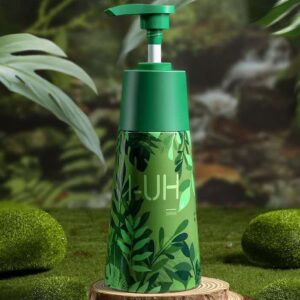 Green bottled M UH branded botanical cleanser